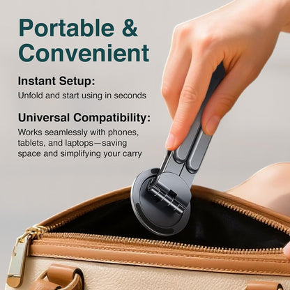 3-in-1 Laptop Foldable Stand (Aluminium)