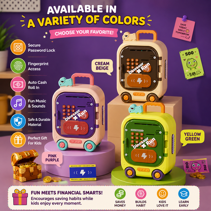Kids ATM Machine Toy With Fingerprint Password