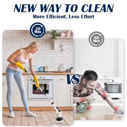 Cordless 9-in-1 Electric Spin Scrubber