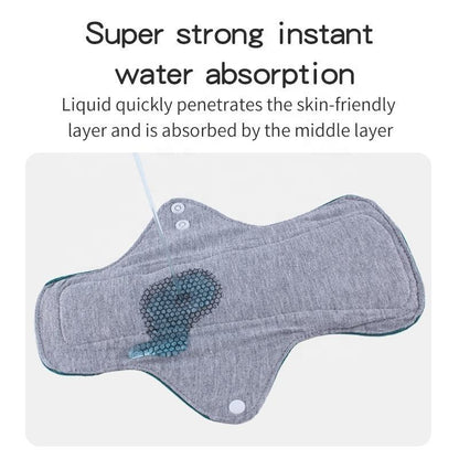 Reusable Rash Free Cotton Menstrual Pads (L)