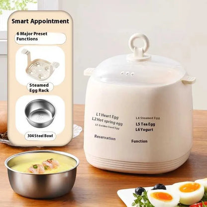 6-in-1 Smart Egg Cooker & Mini Steamer