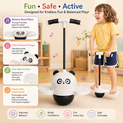 Panda Jumping Ball  — Fun Fitness Balance Play (Children & Adults)