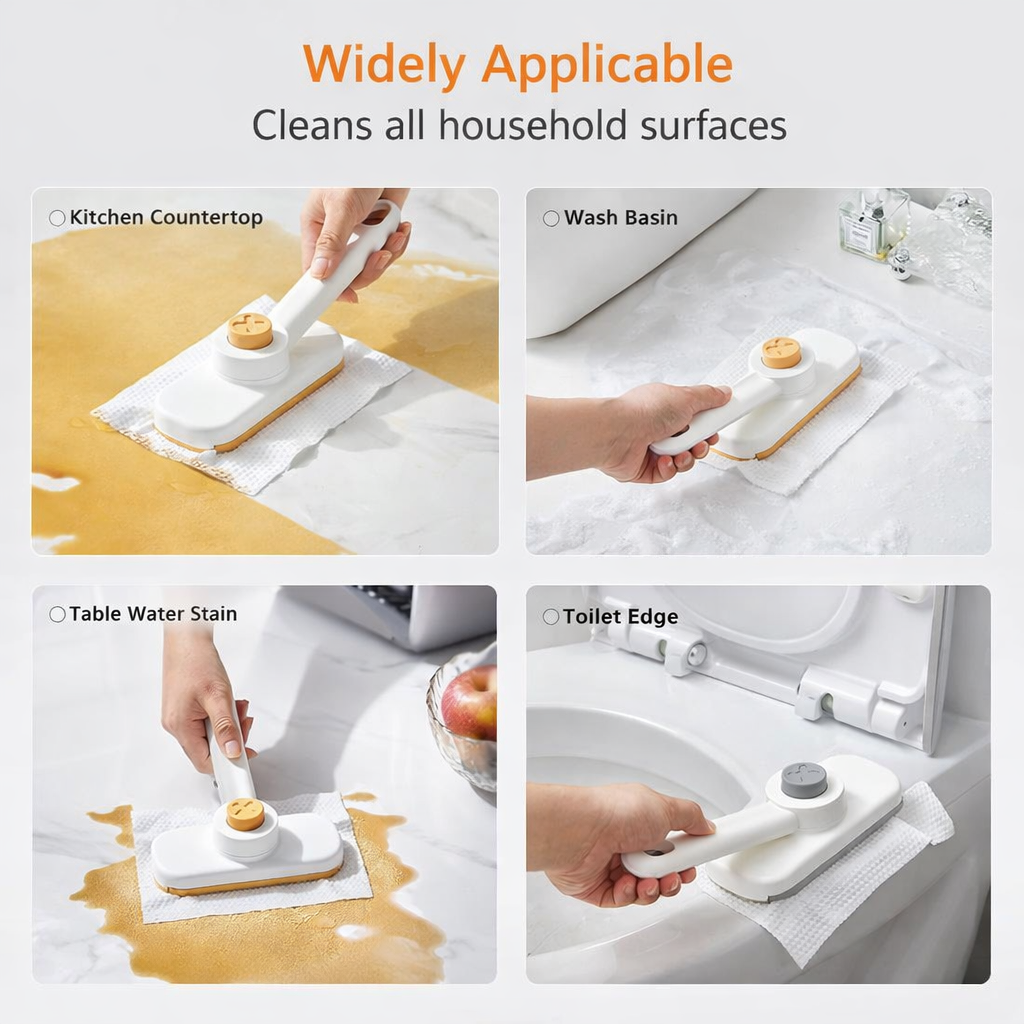 Mini 360° Rotating Mop With Replaceable Cloth