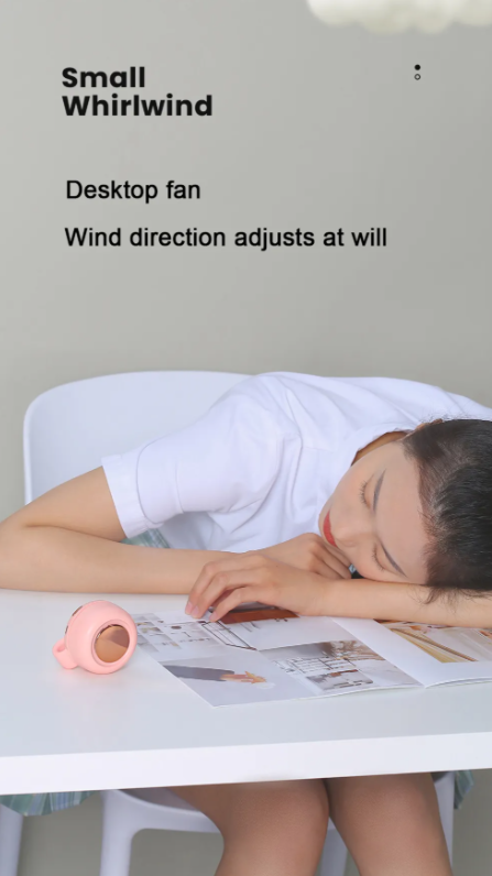 2 in 1 Waist Clip Bladeless Mini Fan
