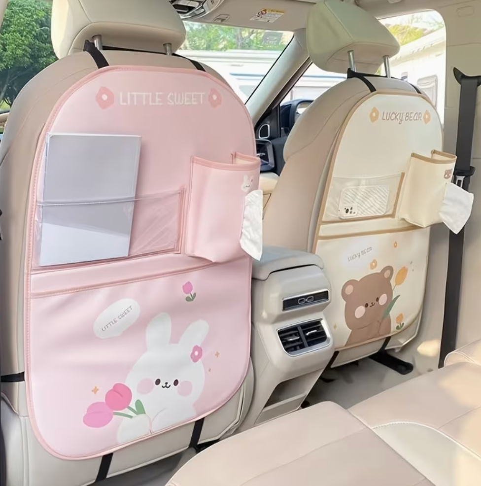 Car Back Seat Organizer with Detachable Tray