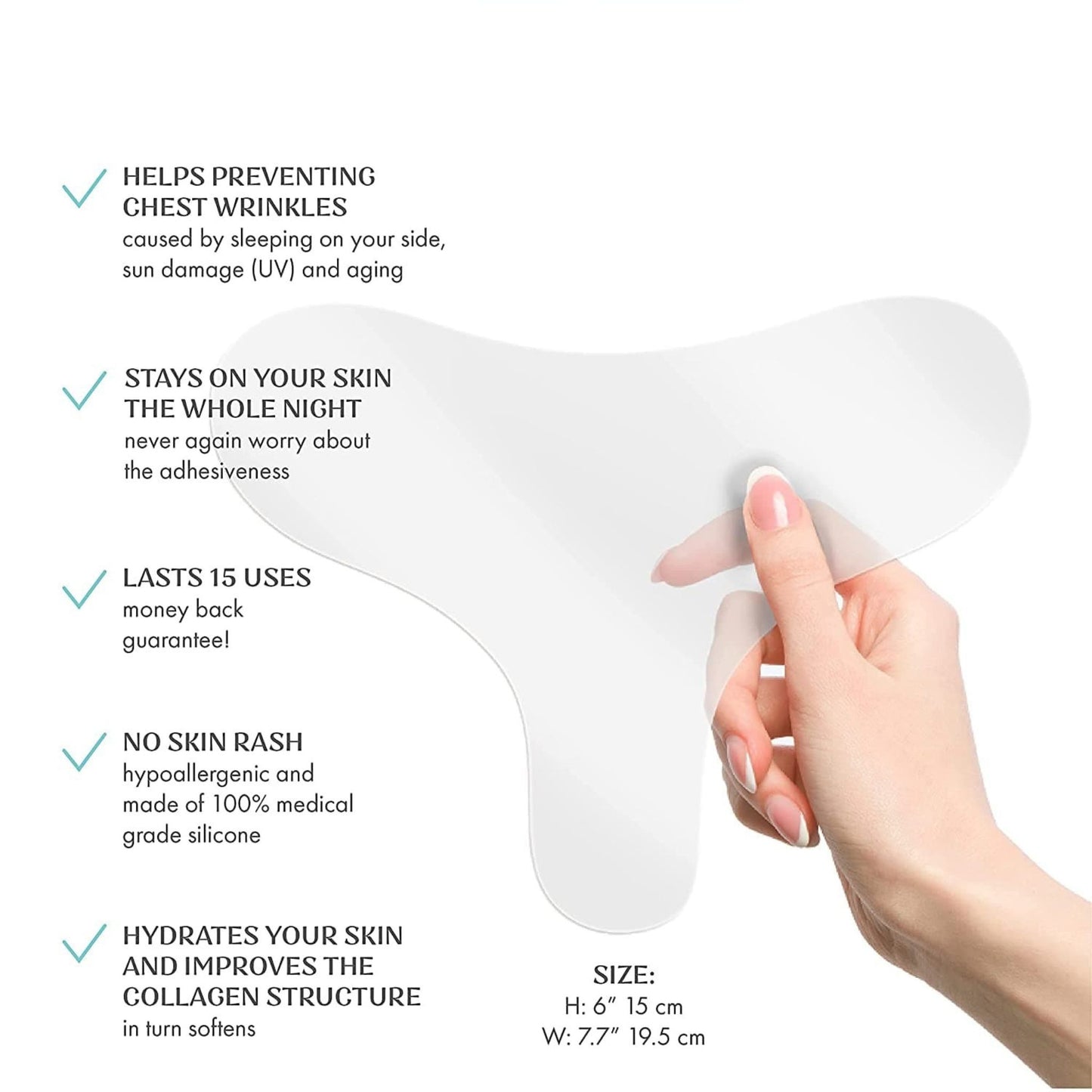 Silicone Anti-Wrinkle Patch (Pack of 2)