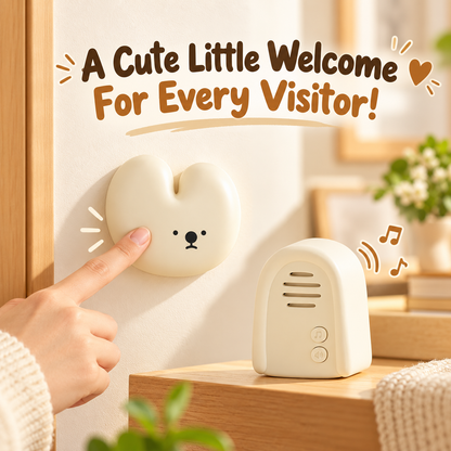 Cute Rabbit Wireless Doorbell – 38 Ringtones