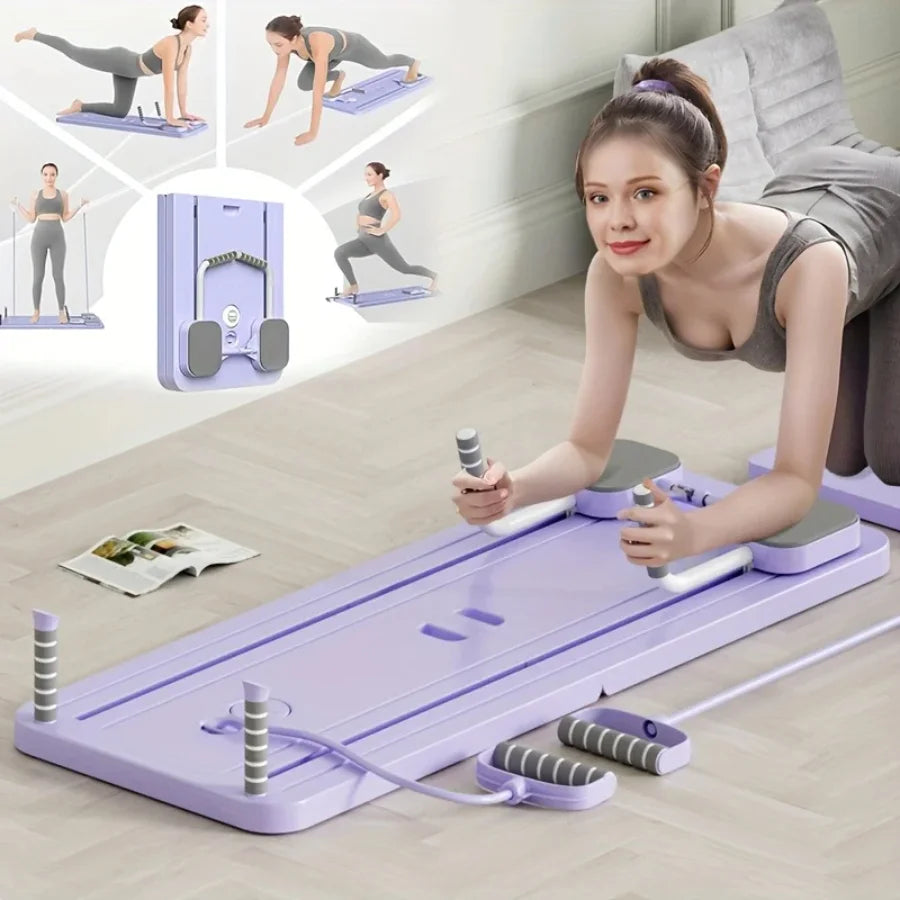 Multifunction & Foldable Pilates Platform With Timer