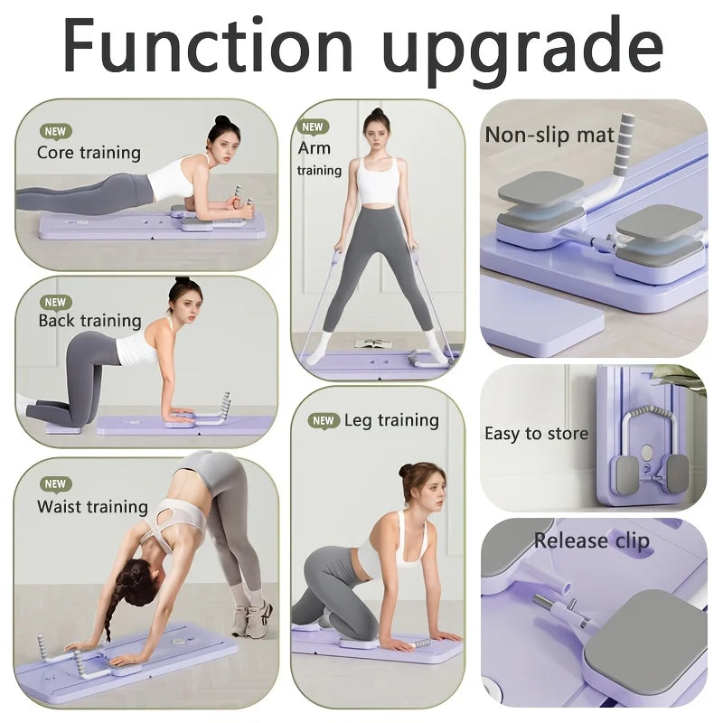 Multifunction & Foldable Pilates Platform With Timer