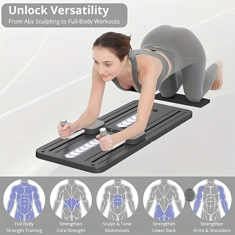 Multifunction & Foldable Pilates Platform With Timer