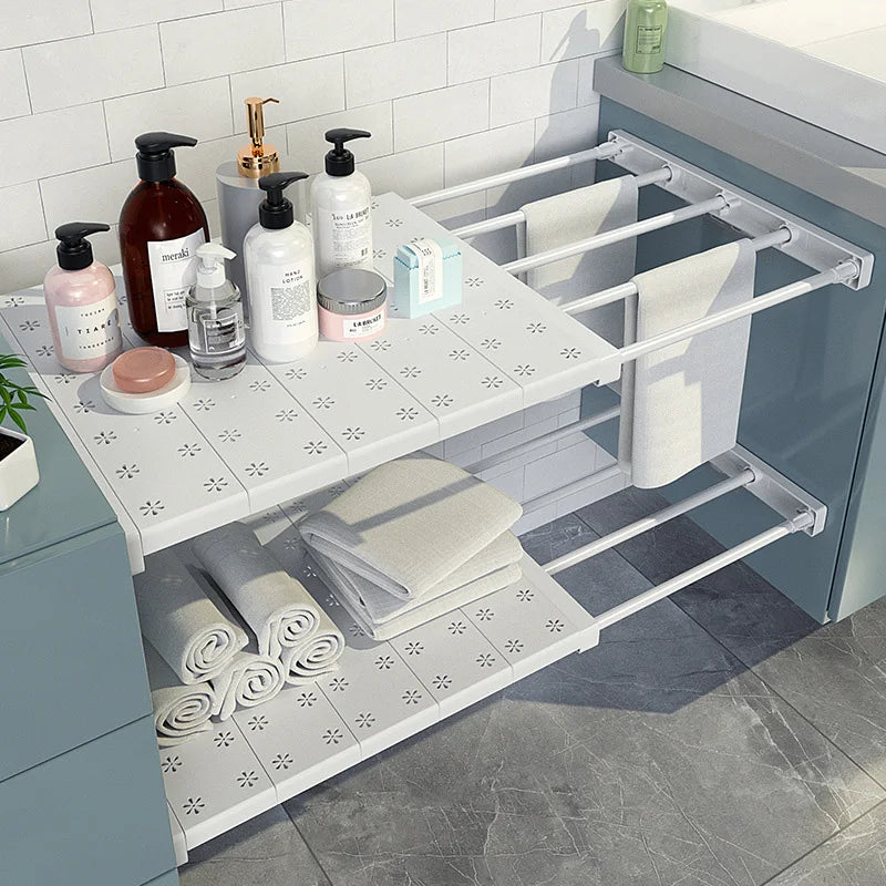 Extendable Wardrobe Shelf Organizer