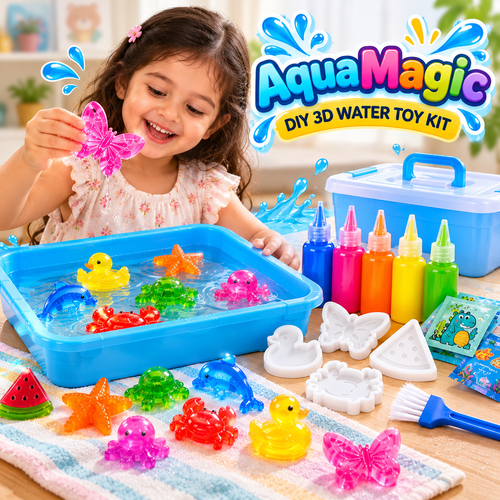 AquaMagic™ – 3D Water Gel Art & Craft Kit for Kids