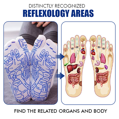 Foot Reflexology Socks with Massage Stick