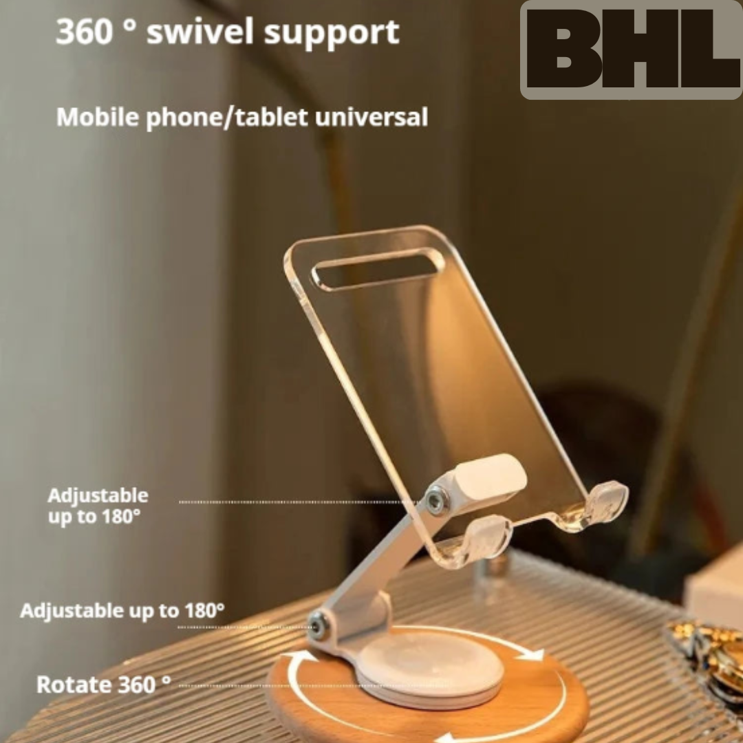 360 Rotate Waterproof Acrylic Phone Holder Mount