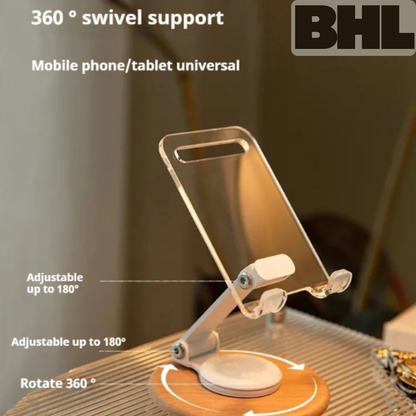 360 Rotate Waterproof Acrylic Phone Holder Mount