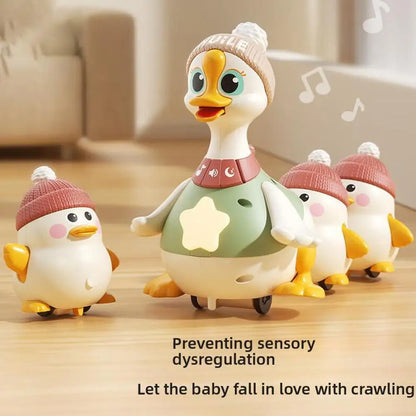 4 Duck Musical Crawling Toy Set