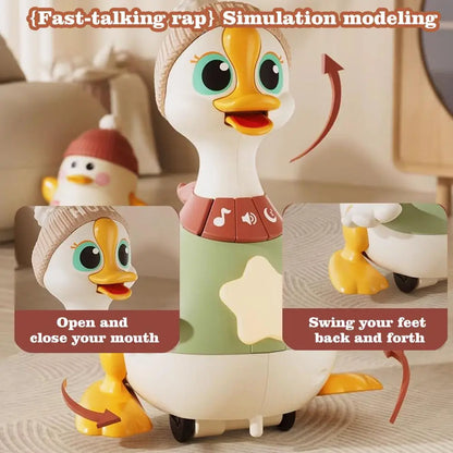 4 Duck Musical Crawling Toy Set