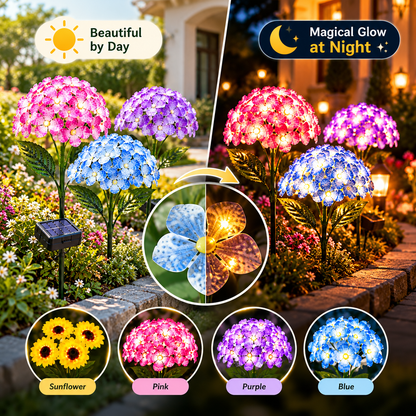 BloomGlow™ – Solar Flower Garden Lights