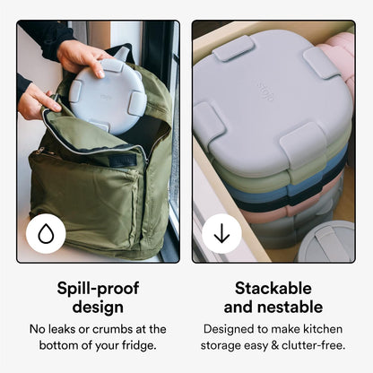 STOJO - Silicone Collapsible lunchbox