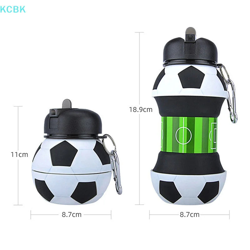 Silicone Basketball Shape Collapsible Bottle