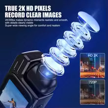 2K HD Mini Body Camera