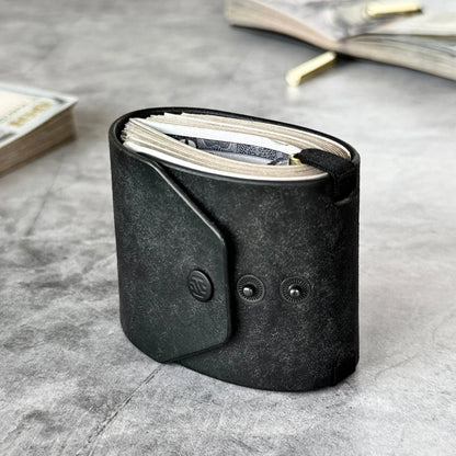 Leather Cash Wrap Wallet