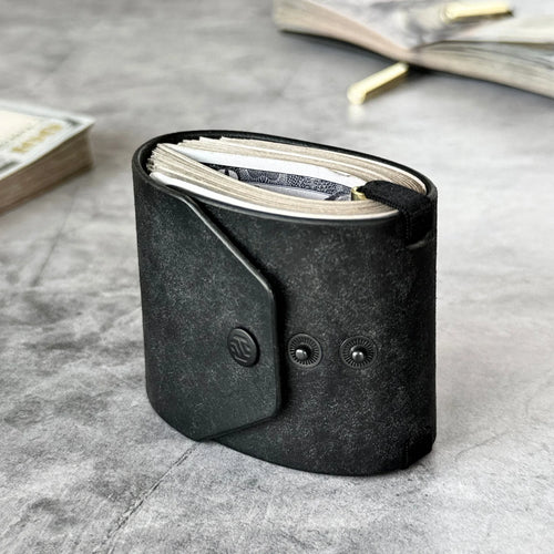 Leather Cash Wrap Wallet
