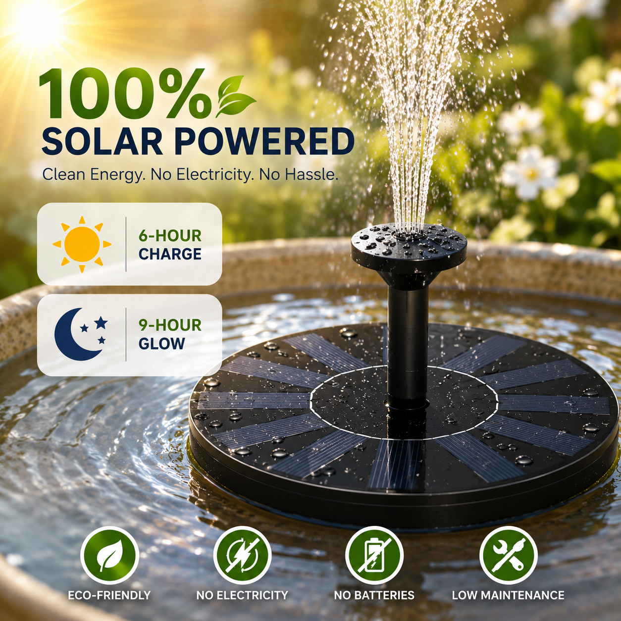 Mini Solar Water Fountain Pump