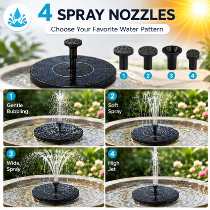 Mini Solar Water Fountain Pump