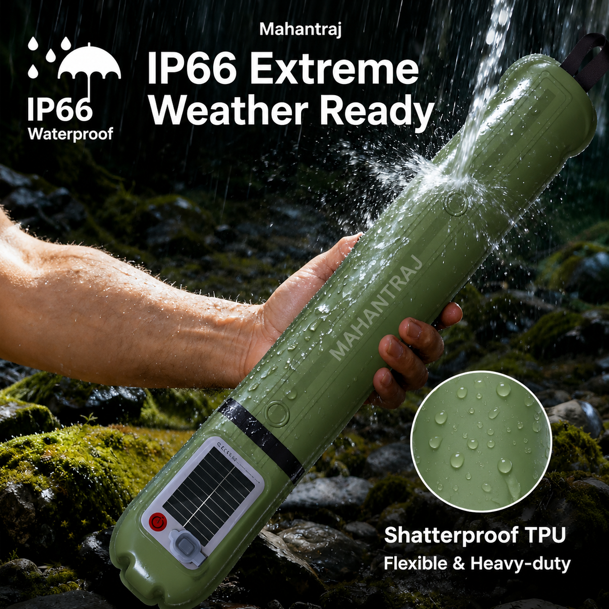 Inflatable Solar Camping Lantern