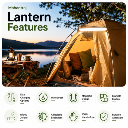 Inflatable Solar Camping Lantern