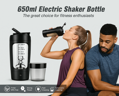 Portable Electric Shaker Bottle
