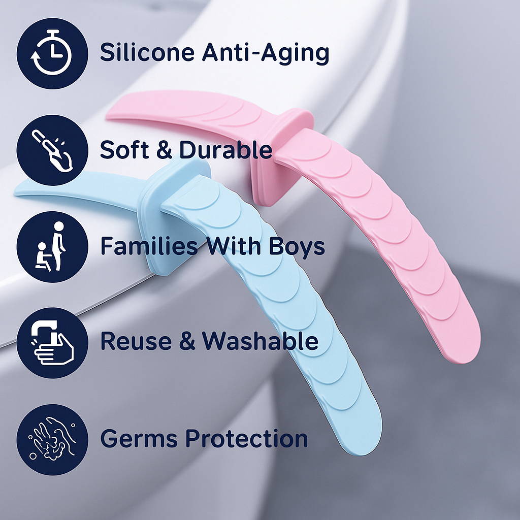 Toilet Seat Lifter Bands (Pack of 4)