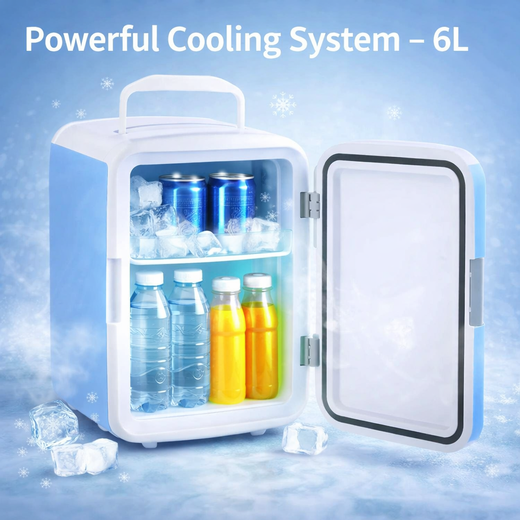 Portable Travel Friendly Refrigerator 6L
