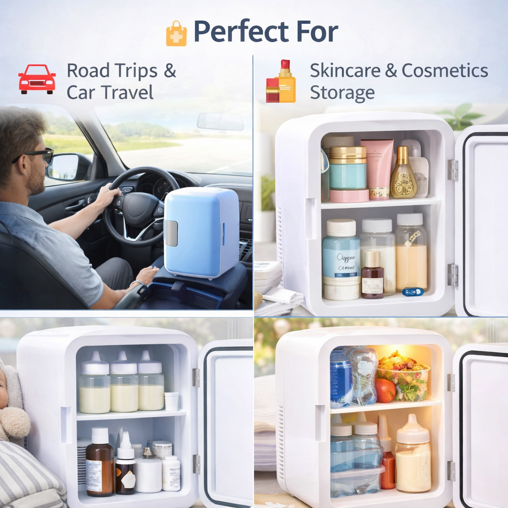 Portable Travel Friendly Refrigerator 6L