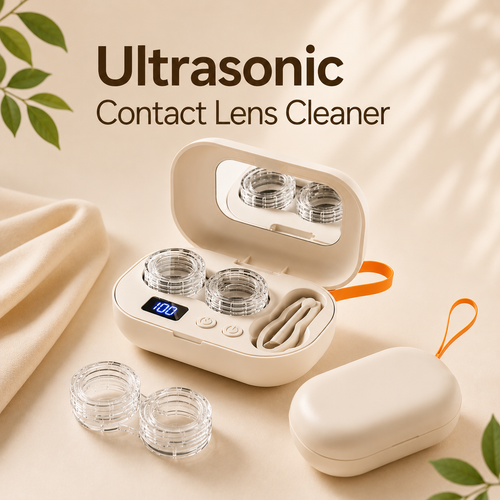 Automatic Ultrasonic Contact Lens Cleaner
