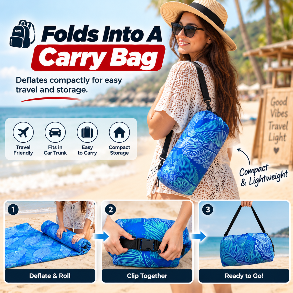 Portable Beach Inflatable Chair