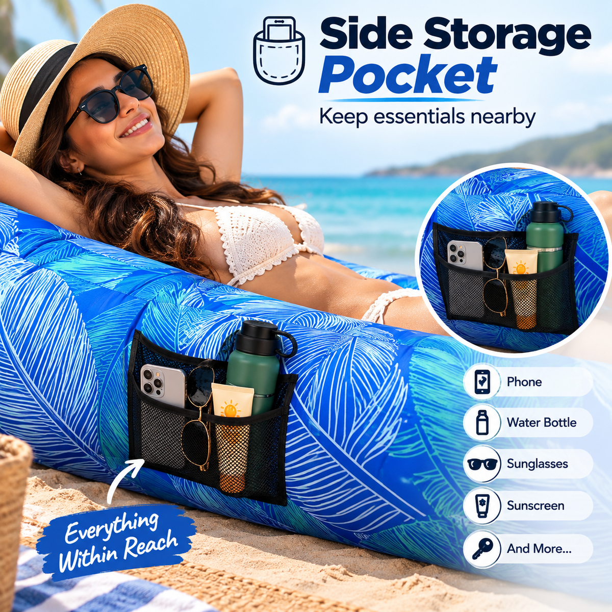 Portable Beach Inflatable Chair