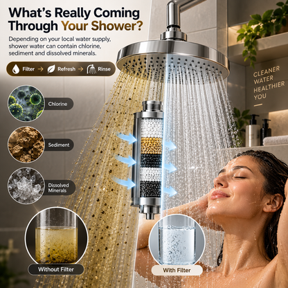 High Pressure Shower Head With Filter