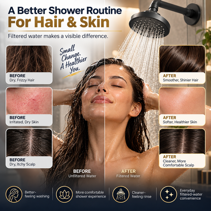 High Pressure Shower Head With Filter