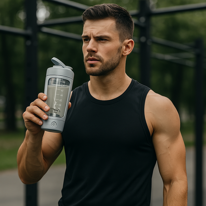 Portable Electric Shaker Bottle