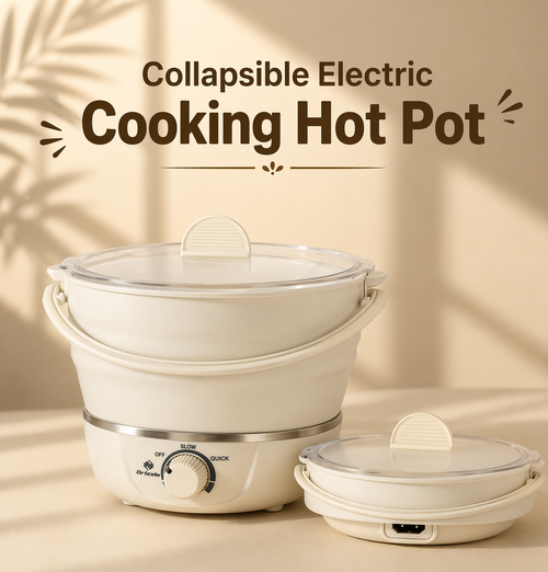 Collapsible Electric Cooking Hot Pot