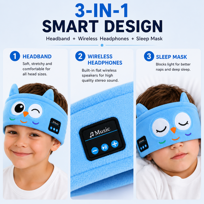 Kids Wireless Bluetooth Headband Headphones (Pack Of 2)