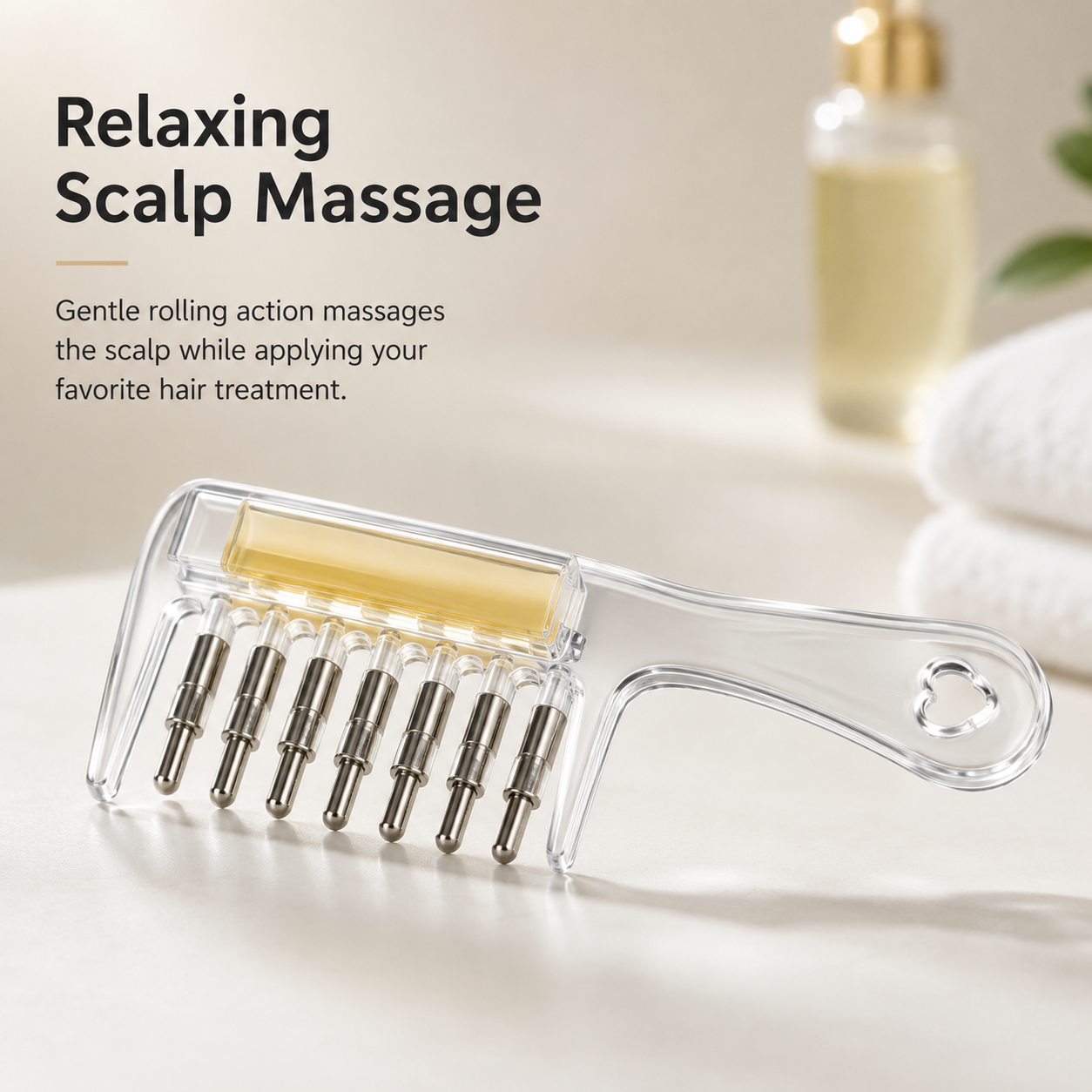 Scalp Applicator Hair Oil Comb