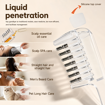 Scalp Applicator Hair Oil Comb