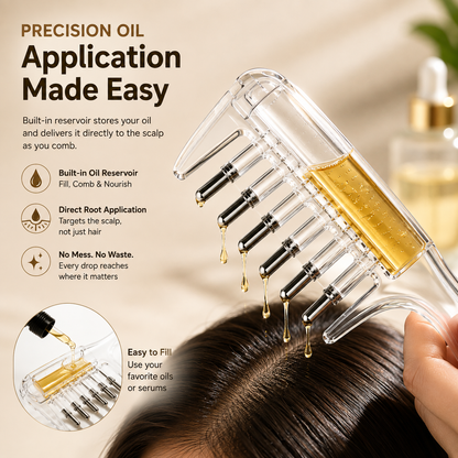 Scalp Applicator Hair Oil Comb