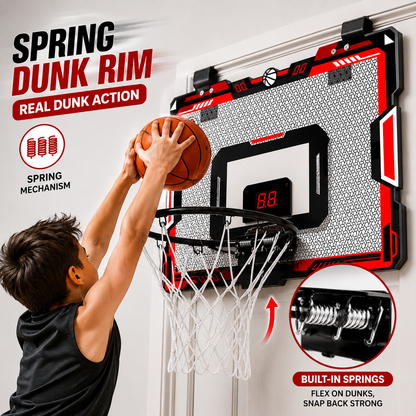 Indoor Basketball Hoop With Scoreboard And LED Lights