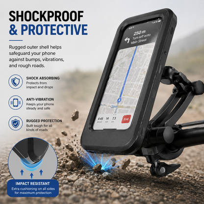 360° Rotatable Waterproof Bike Mobile Holder