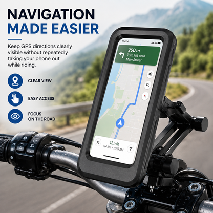 360° Rotatable Waterproof Bike Mobile Holder