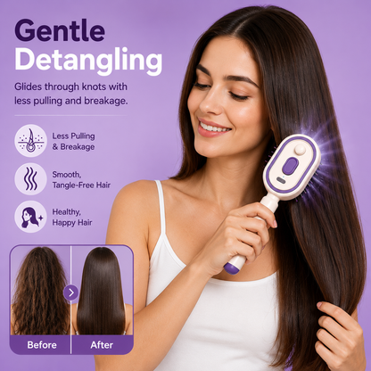4-in-1 Spray Comb with Red Light Therapy